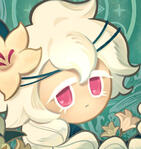 white lily cookie