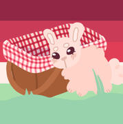 Spribunian – an aesthetigender related to bunnies, open fields, and spring picnics.